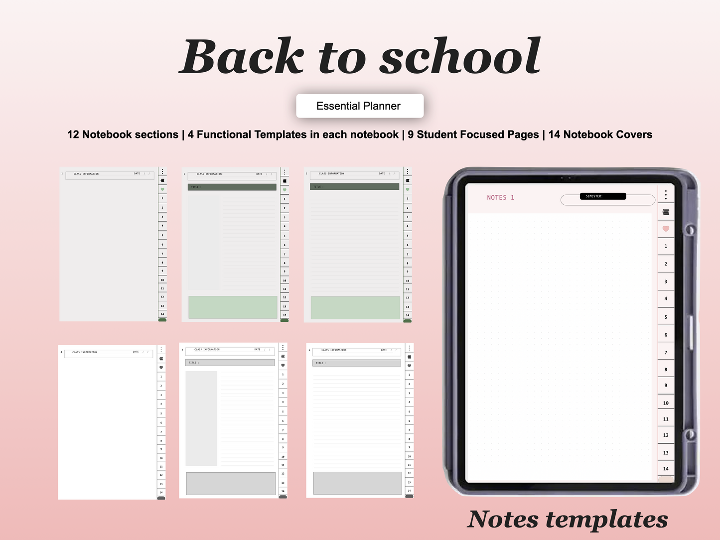 Student Essential Planner