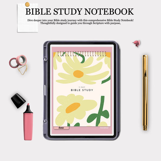 Bible Study Notebook –  Deepening in God’s Word