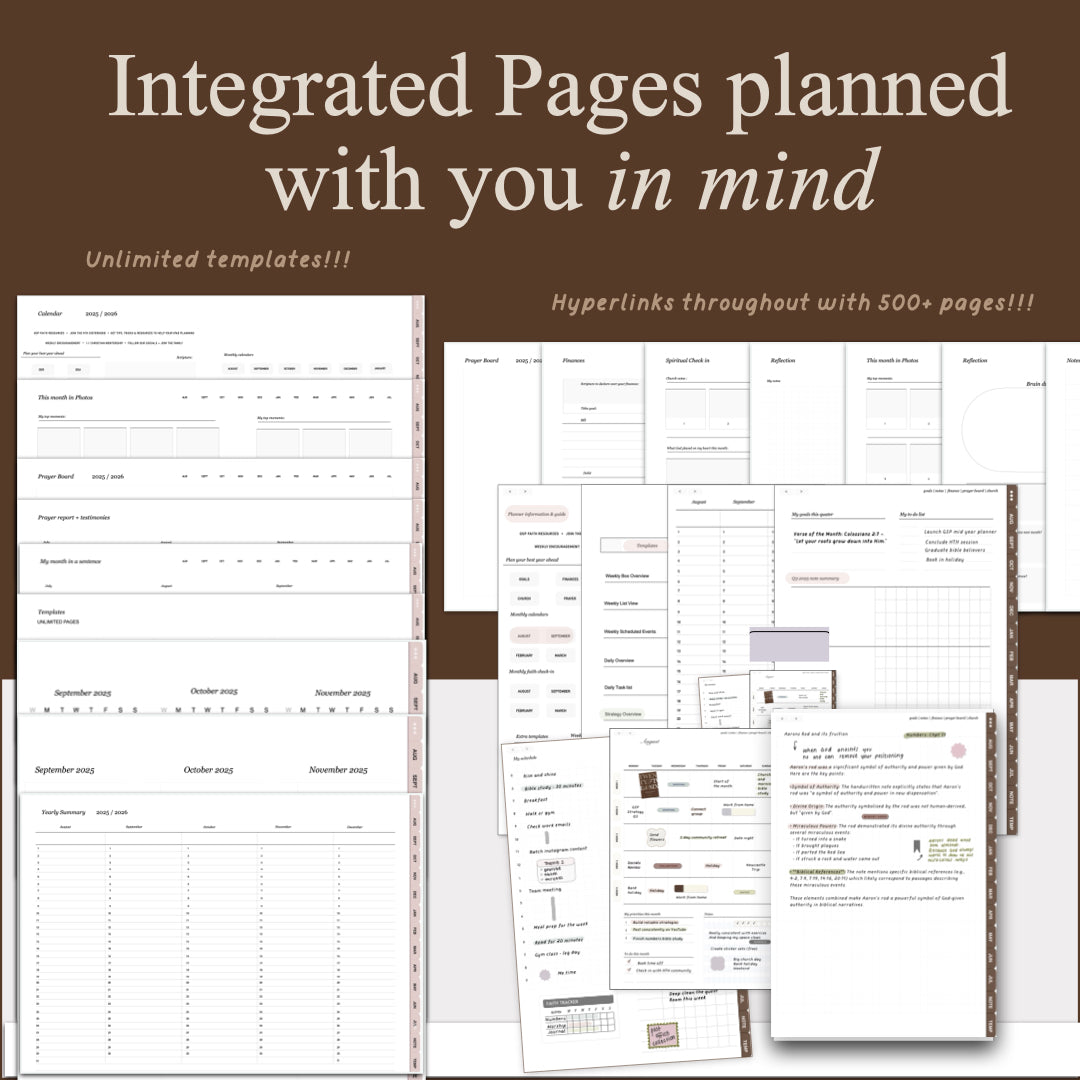 2025–2026 MidYear Faith Planner Bundle