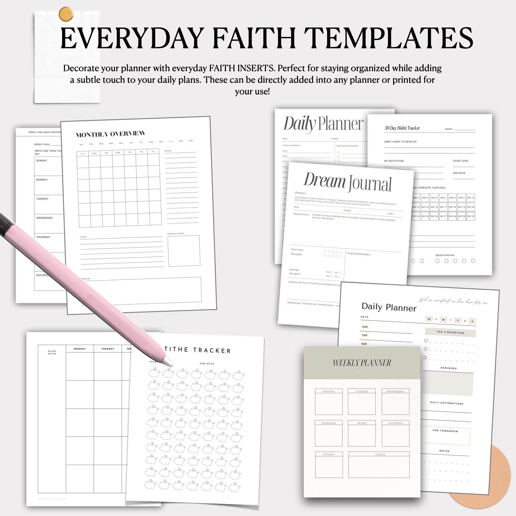 FAITH Templates