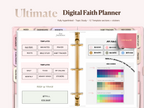 Digital Goodnotes iPad Faith Planner