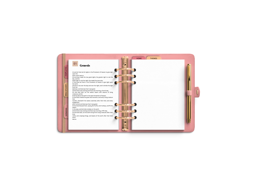 Digital Goodnotes iPad Faith Planner